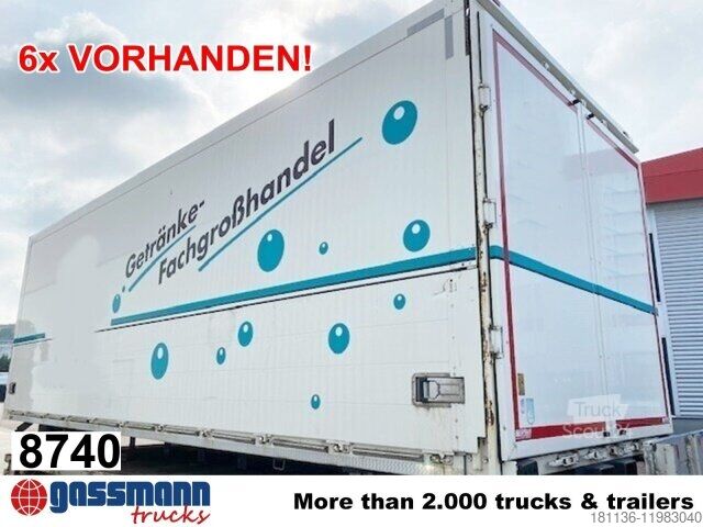 Camion caisson Orten Schwenkwandaufbau, Stapleraufnahme, 6x Vorhanden!