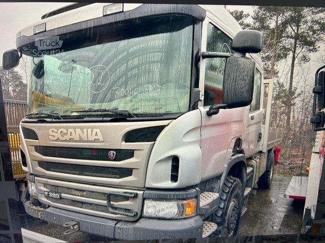 Vrachtauto met open laadbak SCANIA P 320 4x4 /AC/Standhzg/EU6 Single Bereifung