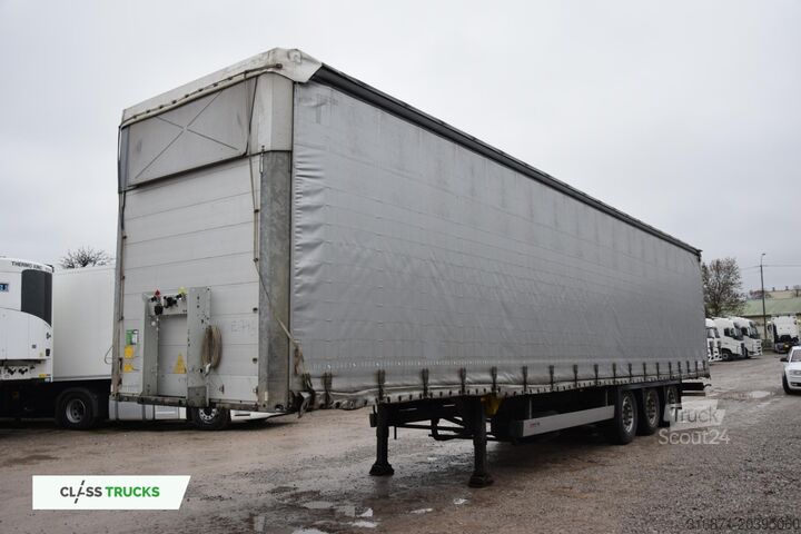 Open semitrailer with tarp SCHMITZ CARGOBULL SCS24/L Varios