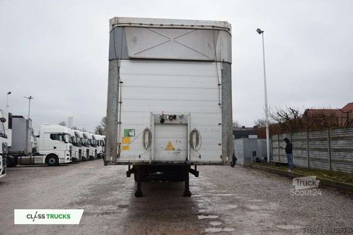 Open semitrailer with tarp SCHMITZ CARGOBULL SCS24/L Varios