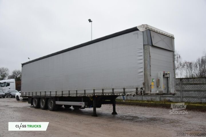 Open semitrailer with tarp SCHMITZ CARGOBULL SCS24/L Varios
