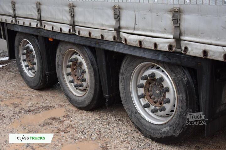 Open semitrailer with tarp SCHMITZ CARGOBULL SCS24/L Varios
