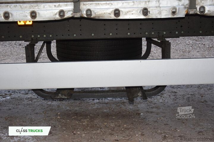 Open semitrailer with tarp SCHMITZ CARGOBULL SCS24/L Varios