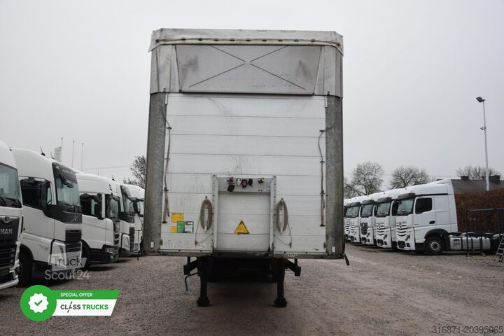 Open semitrailer with tarp SCHMITZ CARGOBULL SCS24/L Varios