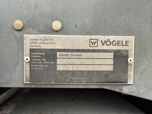 Asphalt mixing plant VÖGELE SUPER 1803-3i Asphaltfertiger auf Reifen 4500 h