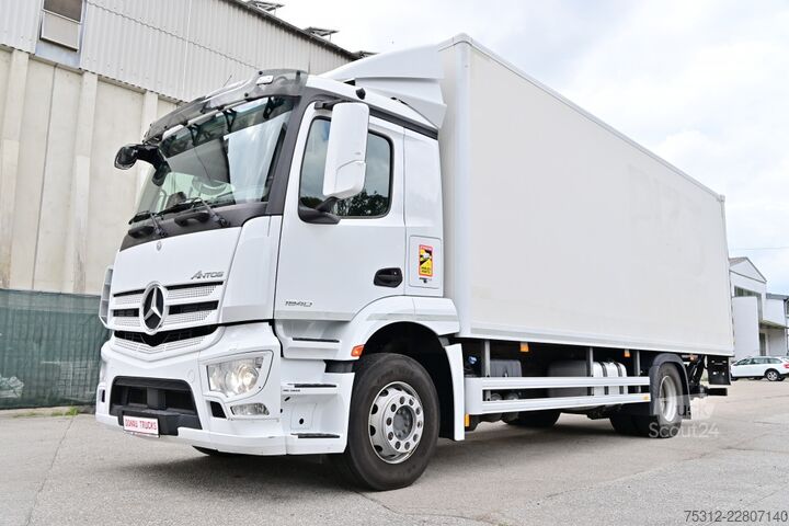 Kutu kamyonu Mercedes-Benz Antos 1840  E6 LBW Scheckheft AHK Bett Navigation