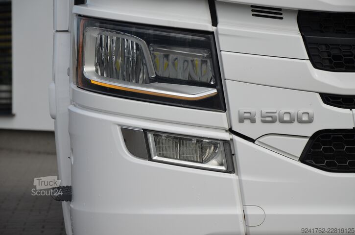 Cap tractor standard Scania R 500 03.2017r / 4 PODUSZKI /FULL LED / KLIMA P. / ACC / NAVI / DE / 2649