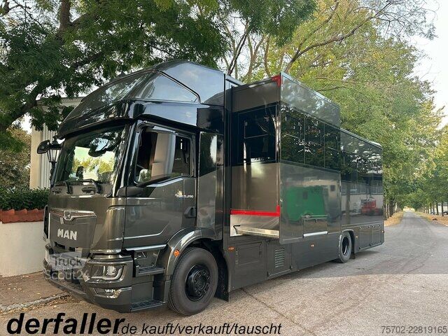 Ван MAN TGM 15290 Popout 4-5 Pferde Wohnmobilzul.