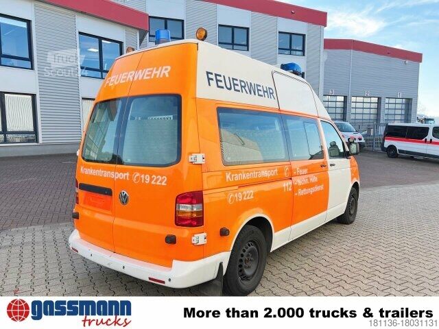 Feuerwehrfahrzeug Volkswagen T5 2.5 TDI 4x2, Krankenwagen