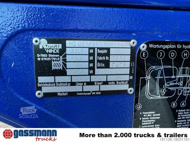 Dobozos teherautó Iveco 120-23 AW 4x4 Doka, V8-Motor, Mannschaftswagen 16