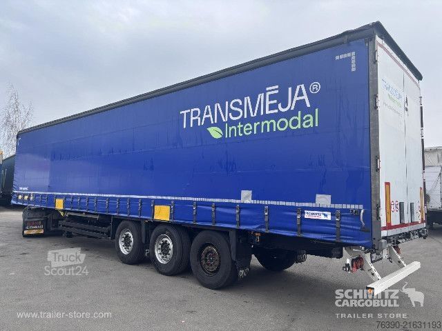 Open semitrailer with tarp Schmitz Cargobull Semitrailer Curtainsider Standard