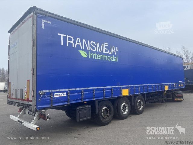 Open semitrailer with tarp Schmitz Cargobull Semitrailer Curtainsider Standard
