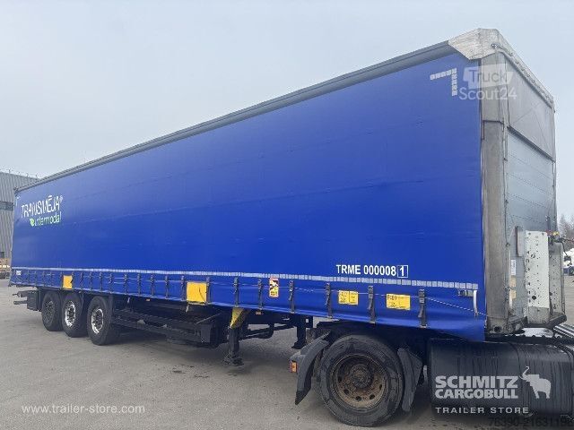 Open semitrailer with tarp Schmitz Cargobull Semitrailer Curtainsider Standard