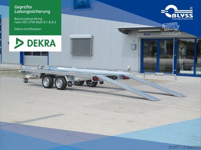 Avtoprikolica za prevoz vozil BLYSS Autotransporter 450x210cm 2700kg zGG