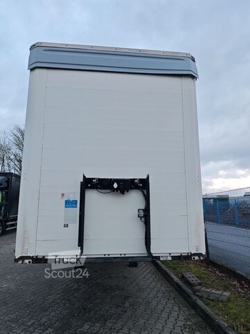 Atvira puspriekabė su tentu KÖGEL Mega Liner S 18 SAF-Achsen hydraulisches Hubdach
