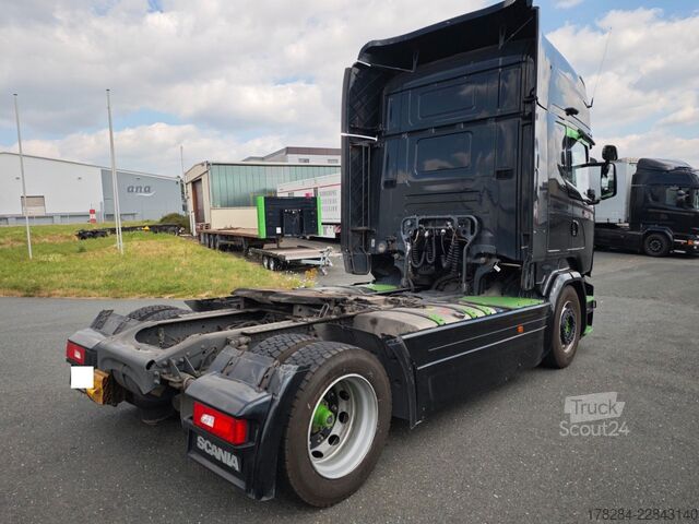 Tūrinis vilkikas SCANIA R450  MEGA Vollverkleidung Standklima