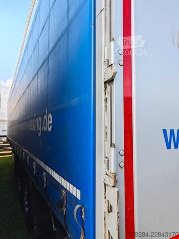 مقطورة نصفية مفتوحة مع قماش مشمع KÖGEL S24-1  BPW ECO-Achsen Liftachse Vario Fix