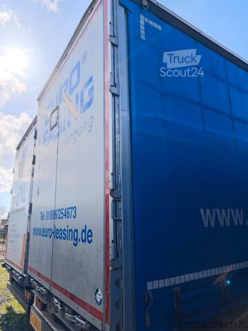 مقطورة نصفية مفتوحة مع قماش مشمع KÖGEL S24-1  BPW ECO-Achsen Liftachse Vario Fix