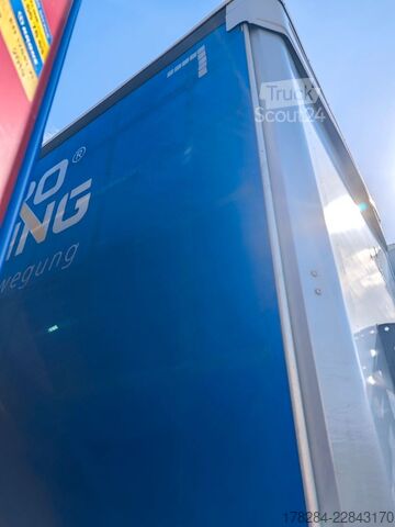 مقطورة نصفية مفتوحة مع قماش مشمع KÖGEL S24-1  BPW ECO-Achsen Liftachse Vario Fix