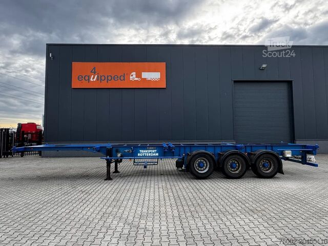 Přeprava kontejnerů Groenewegen 40FT-chassis / liftaxle / drumbrakes / NL-Chassis
