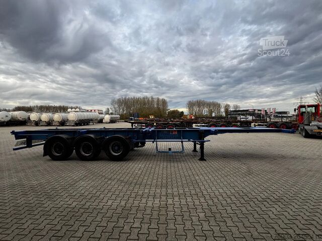 Přeprava kontejnerů Groenewegen 40FT-chassis / liftaxle / drumbrakes / NL-Chassis