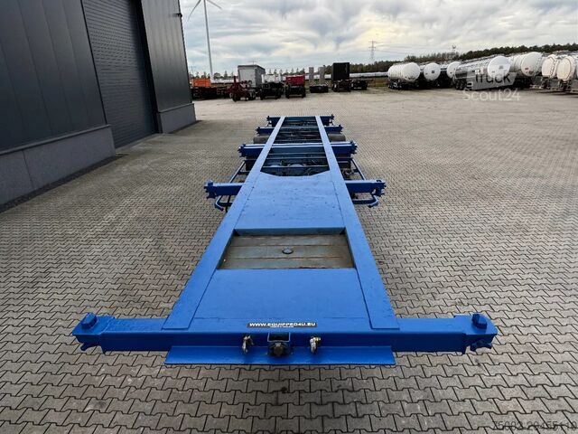 Přeprava kontejnerů Groenewegen 40FT-chassis / liftaxle / drumbrakes / NL-Chassis