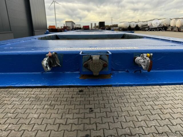 Přeprava kontejnerů Groenewegen 40FT-chassis / liftaxle / drumbrakes / NL-Chassis