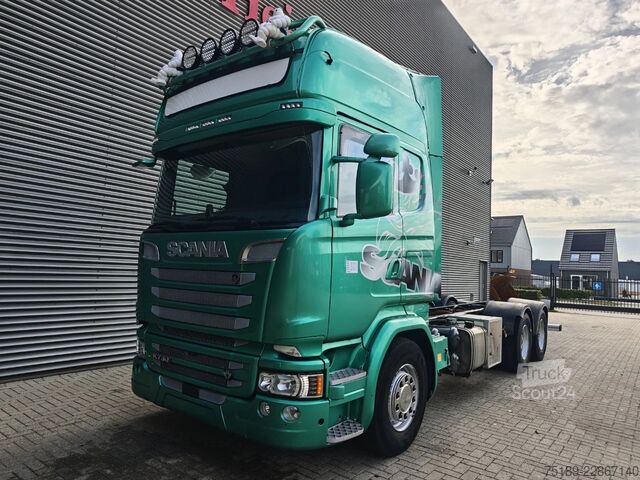 Chassi med hytt Scania R730 V8 6x4