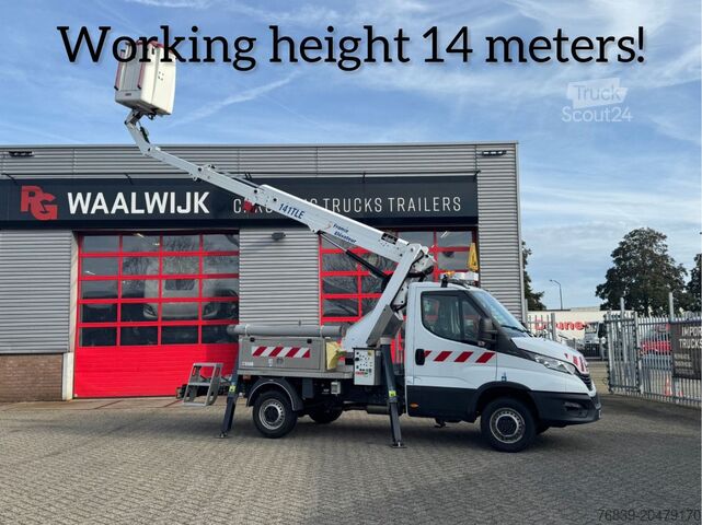 Kėlimo platforma Iveco Daily 35S14 Werkhoogte 14 mtr, 221 draaiuren 18...