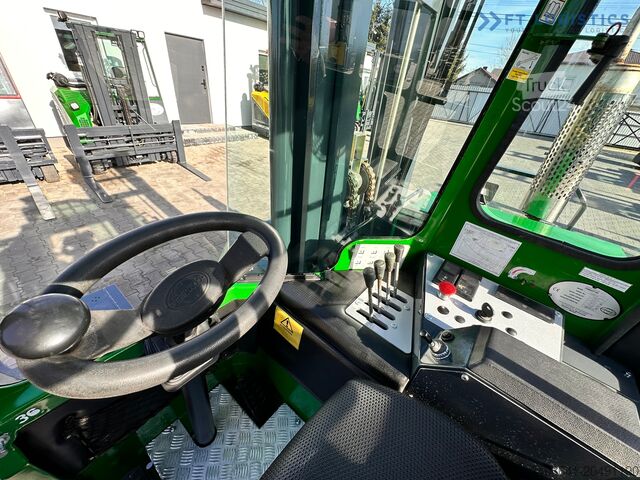 4-way forklift truck Combilift C4000 / LPG / DUPLEX / 4500MM /FREE LIFT