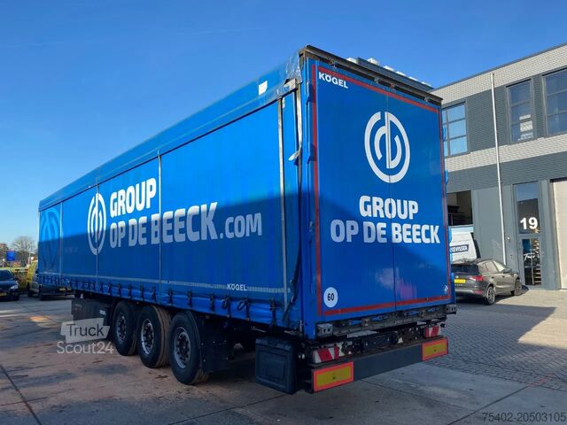 Przesuwne plandeki Kögel S24-1 / Tautliner / SAF + Disc / 1x Lift Axle