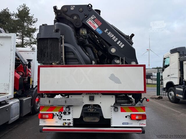 Plateforme de chargement ouverte Volvo FH 420 8x4 TRIDEM PRITSCHE + 31m! KRAN HIAB 858...