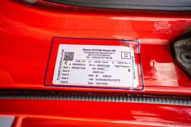 Presenning DAF LF 55.180 +DHOLLANDIA 2.5T.