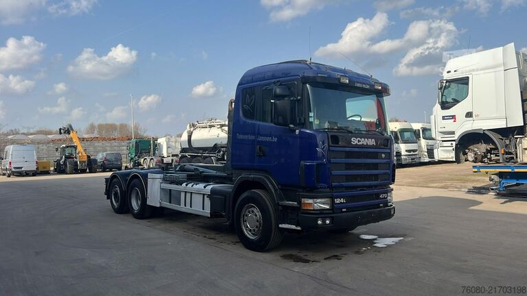 Systém hákového ramena Scania 124 - 470 (BELGIAN TRUCK / 6X2 / PDE / GOOD CON...