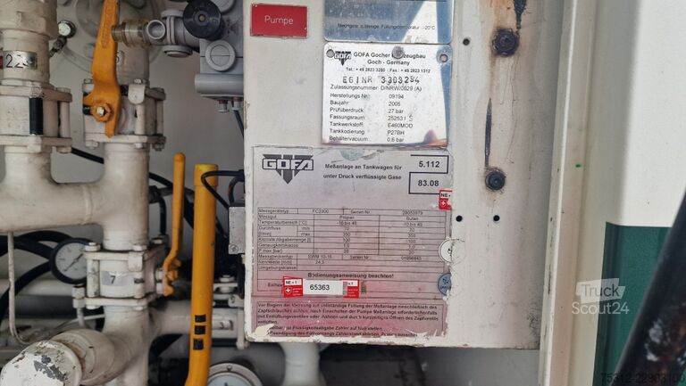 Βυτιοφόρο φορτηγό Gofa Lkw Wechselaufbau Gastank  11500 kg