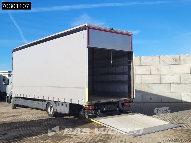 Curtain sided Mercedes Atego 1224 4X2 12tonner 280cm height box 1500kg...