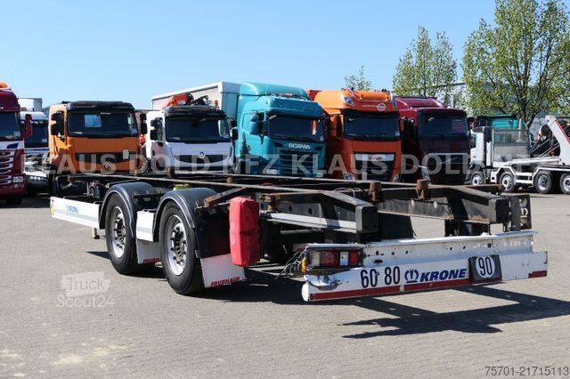 Reboque de chassis intercambiável KRONE ZZ Tandem BDF Wechselfahrgestell SAF-Achsen