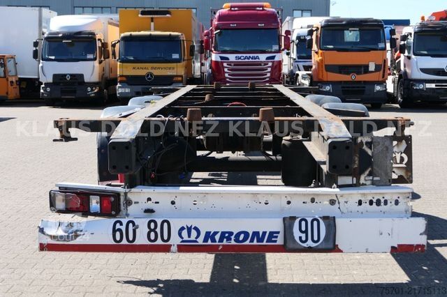 Reboque de chassis intercambiável KRONE ZZ Tandem BDF Wechselfahrgestell SAF-Achsen