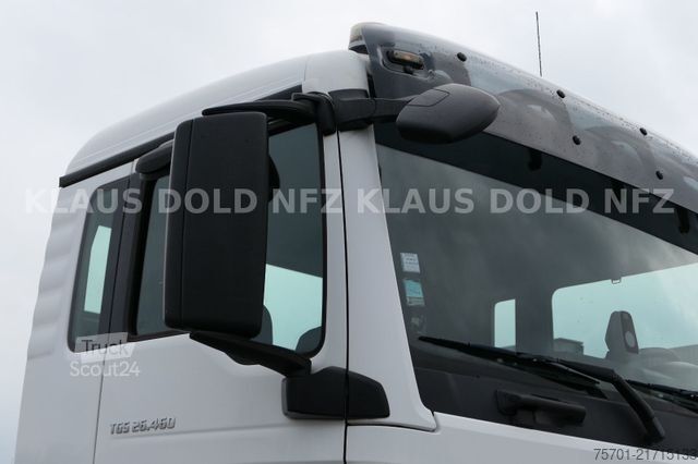 Haakarm vrachtwagen MAN TGS 26.460 Abrollkipper Retarder Kamera Euro 6