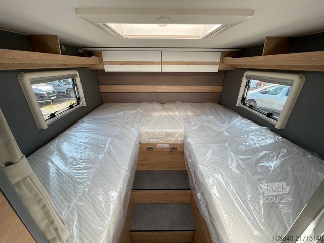 Half-integraal camper GLUECKSMOBIL T 691 EB |Bestpreis| inkl. Hubbett