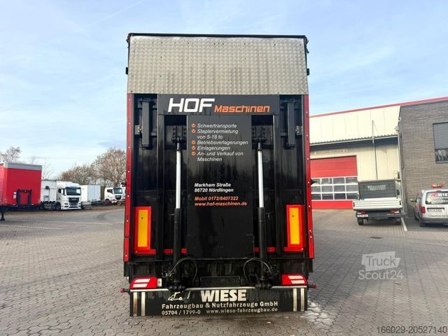 Dieplader oplegger  Wiese 3-Achs Stufen Sattel mit Auffahrrampe 25T