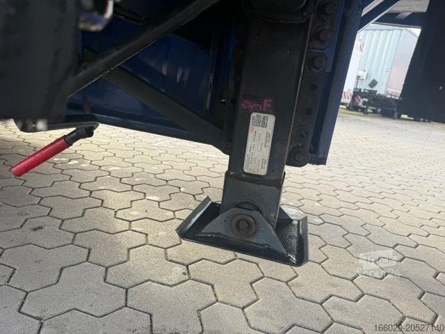 Dieplader oplegger  Wiese 3-Achs Stufen Sattel mit Auffahrrampe 25T