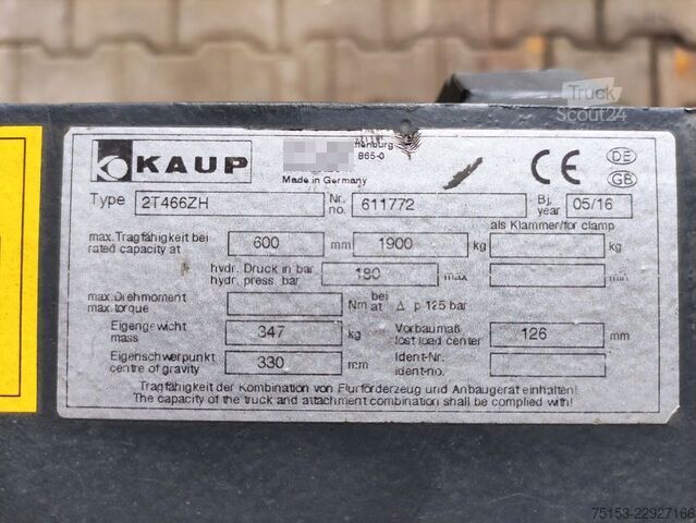 Pozičný menič vidlíc Kaup 2T466ZH