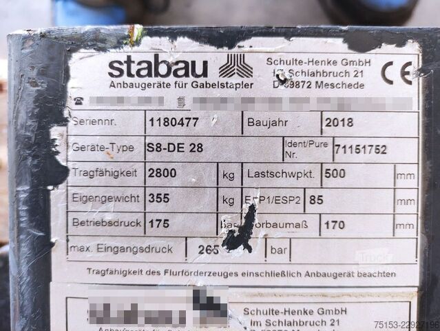 Drehgerät Stabau 58-DE 28 (360 ° endlos)