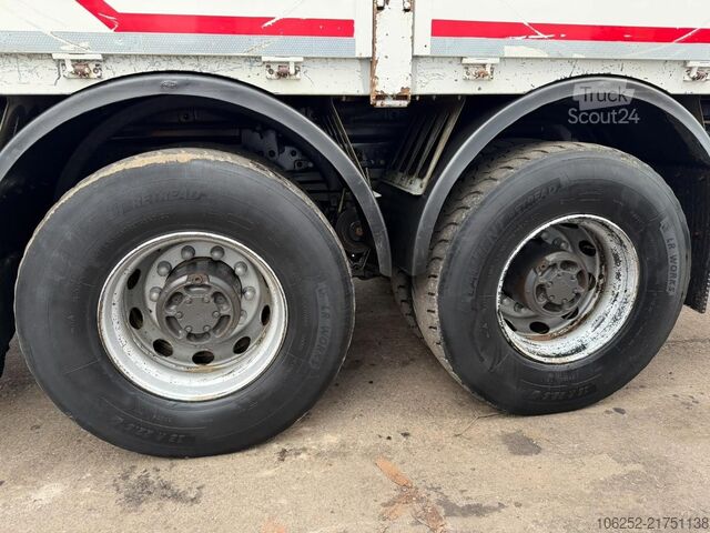 Plateforme de chargement ouverte Volvo FM 420 6x4 BAUSTOFF + KRAN PALFINGER PK18502 SH...