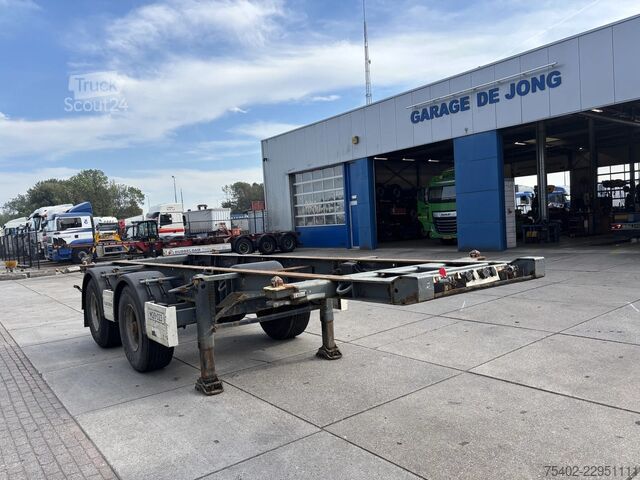 Containertransport Krone F. ATL 20 SZ 20 FT Chassis / BPW Drum