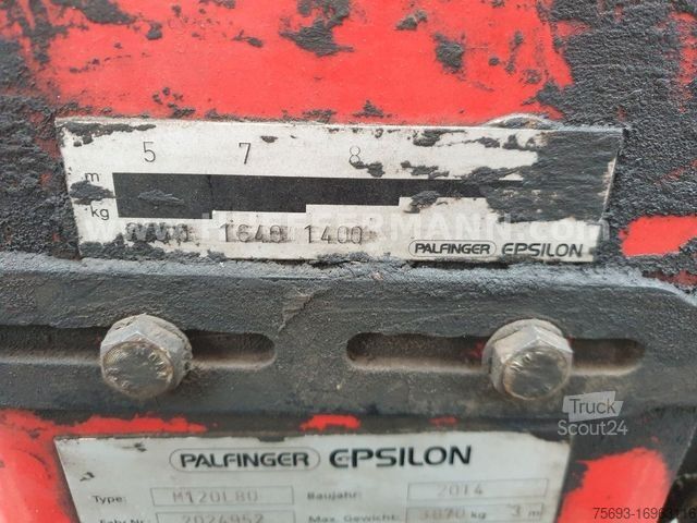 Abrollkipper MERCEDES-BENZ Garant AMR 70 Ladekran Epsilon M120 L80