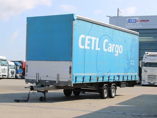 Відкритий причіп з тентом AGADOS DONA 58