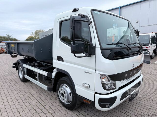 Transporter mit Kipper FUSO Canter 7C18 HYFA Abrollkipper inkl. Mulde