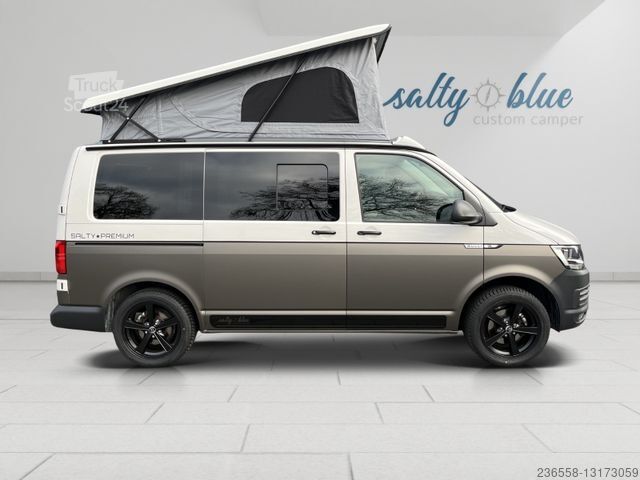 VW T6 DSG Salty Blue Premium Ausbau, Dach gebraucht kaufen - Angebot auf  TruckScout24